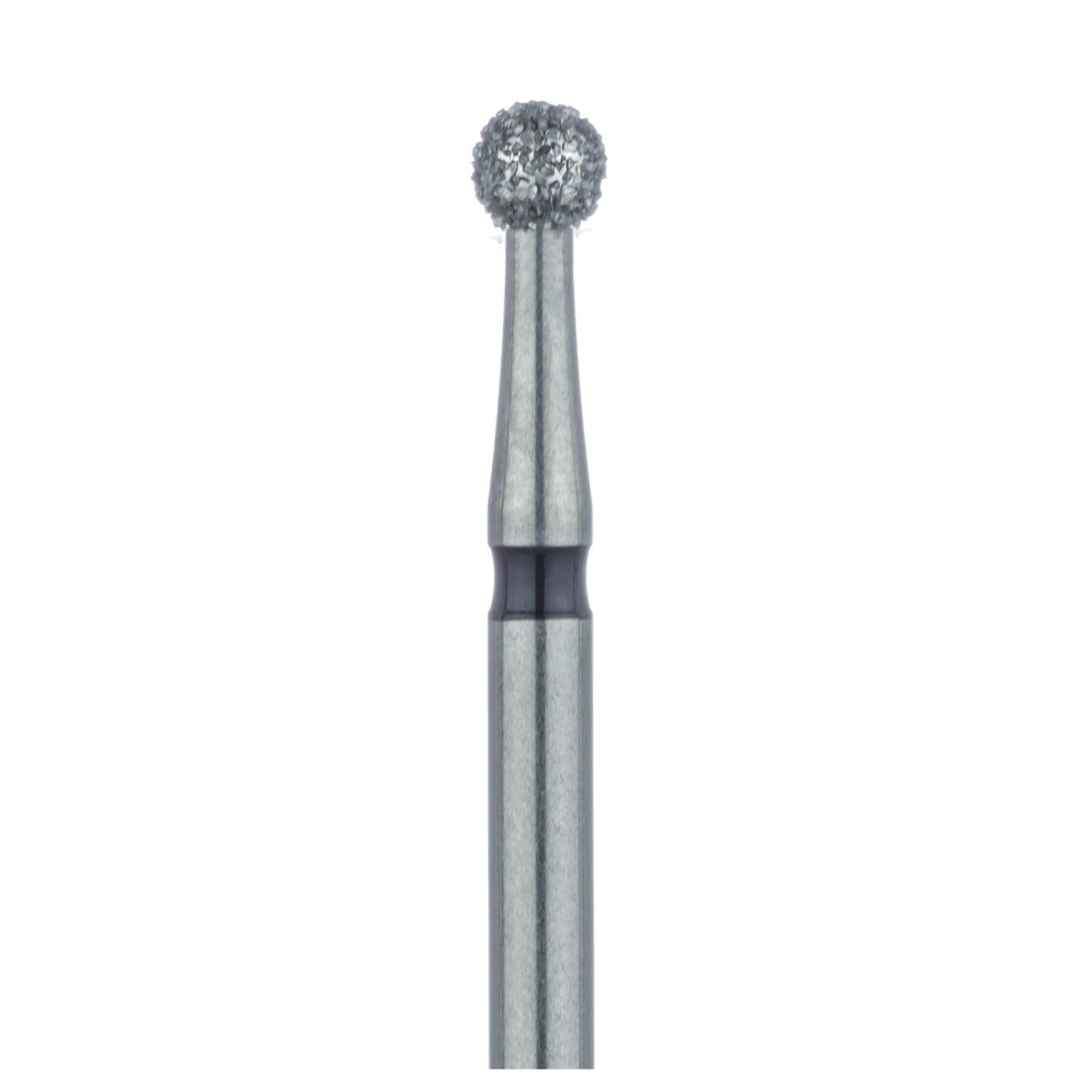Meisinger 801H-021-FG Diamond Bur, FG, Super Coarse (Black), Round, 2.1 mm Head, 5/Pkg thumbnail 3