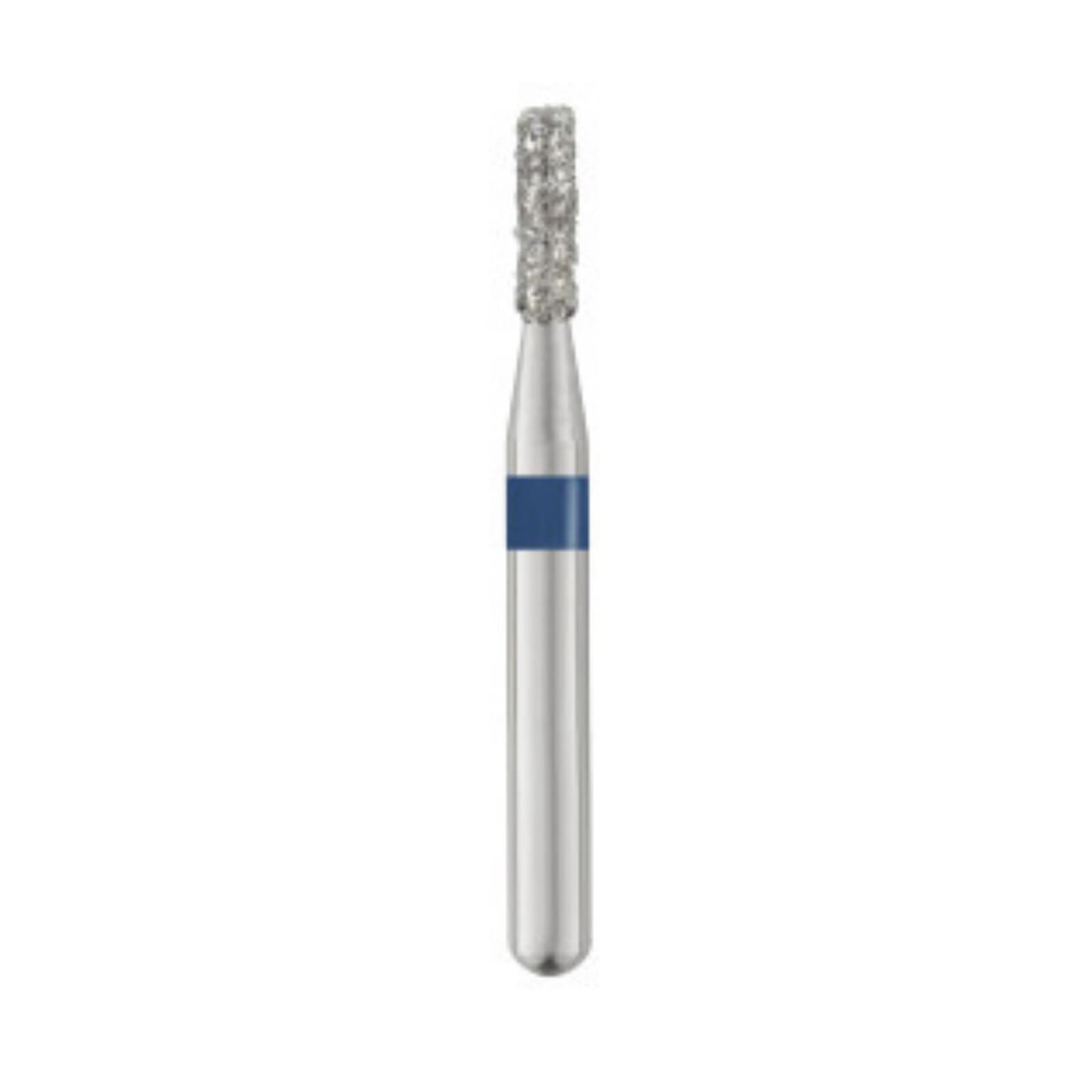 Piranha® Single Patient Use Diamond Bur, Flat End Cylinder, Medium Grit, Friction Grip Short Shank, 1.2 mm Diameter, 25/Pkg, #835-012M-S thumbnail 2