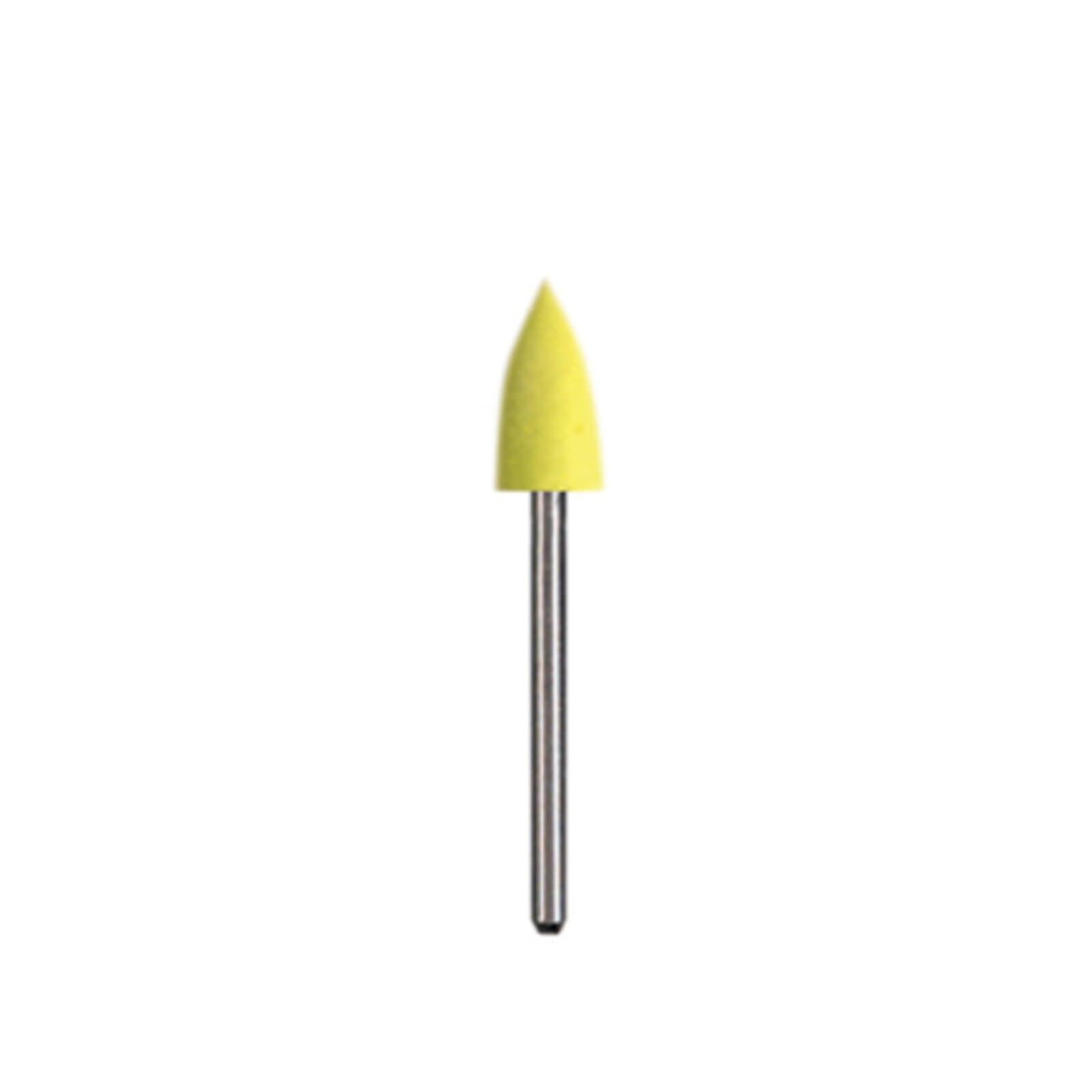 Dedeco Hi-Glaze Diamond-Filled Silicone Porcelain Midget Polisher, Fine Grit, FG Mini, Yellow, 3/Box, 1150 thumbnail 6