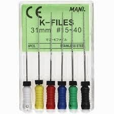 Mani K-File, Stainless Steel, 31 mm, #40, Black, 6/Pk, MK3140 thumbnail 6