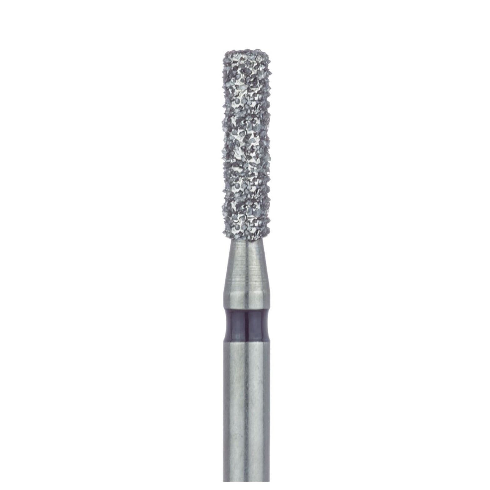 Meisinger 837H-016-FG Diamond Bur, Super Coarse (Black), Cylinder, Flat End, Friction Grip, 1.6 mm Head Diameter, 6.0 mm Head Length, 5/Pkg thumbnail 3