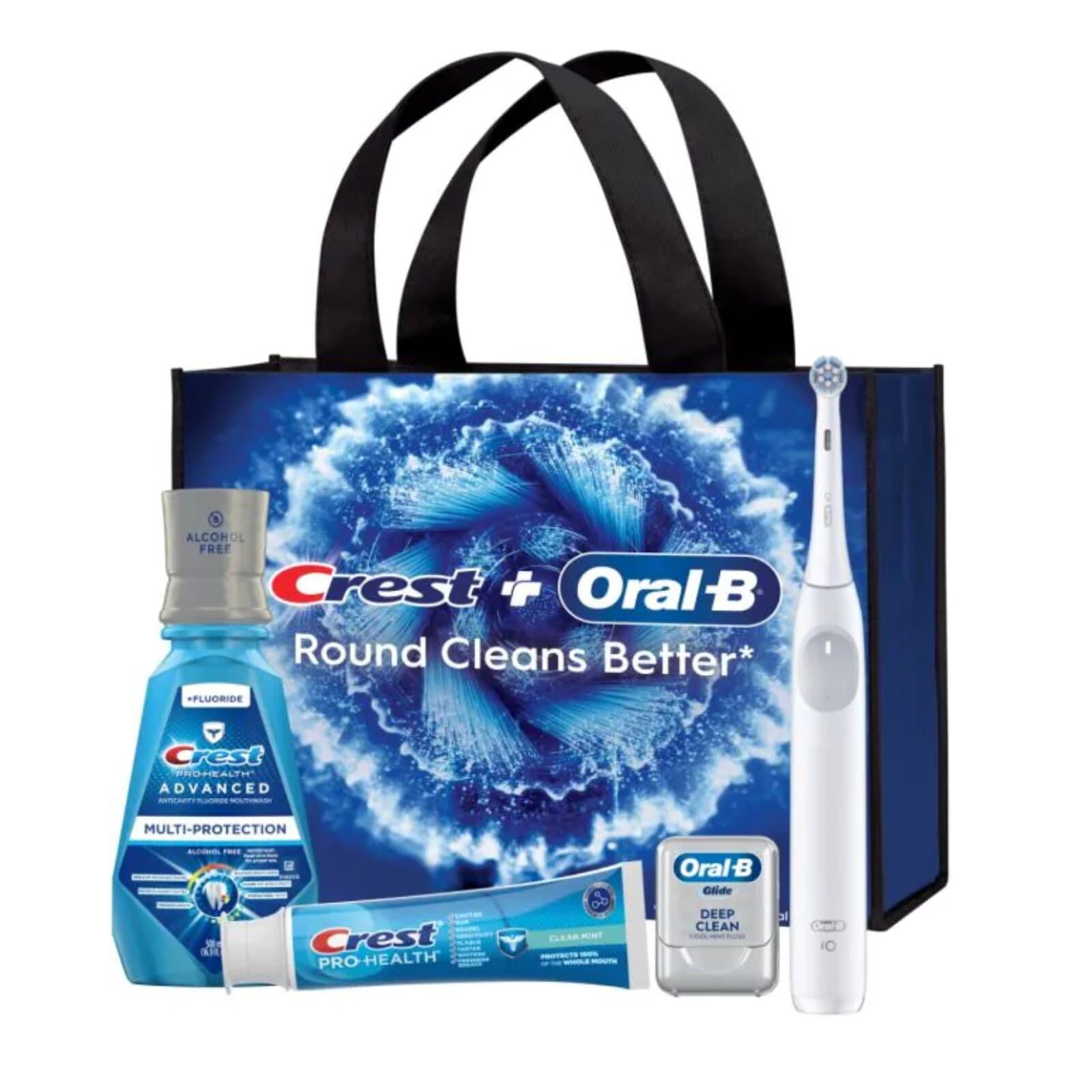 Crest Oral-B iO2 Daily Clean Electric Toothbrush System, 3 Kits/Case, Pure White, 80843396 thumbnail 2