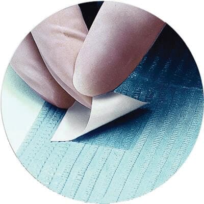 Crosstex Sani-Tab Chain-Free Patient Towels, 2-Ply Tissue with 1-Ply Poly, White, 13" x 19", 400/Box, WEXWHT thumbnail 5