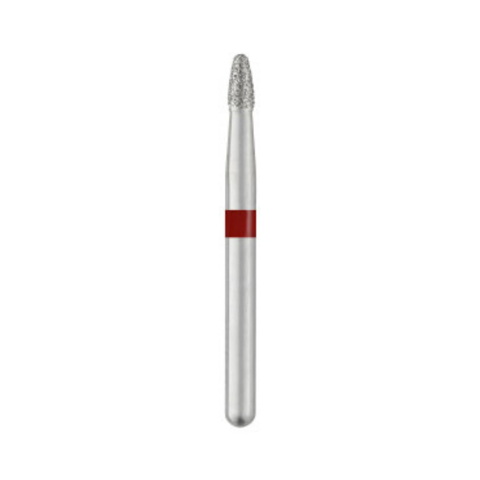 SS White Piranha Single-Patient-Use Diamond Bur, Fine Grit, Football Shape, Friction Grip, 390-014F, 25/Pk thumbnail 2