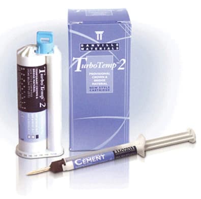 Turbo Temp 2 Provisional Crown & Bridge Material, Bis-Acrylic Self-Cure, Shade A3, 76 g Cartridge Refill with 10 Mixing Tips, 92964 thumbnail 12