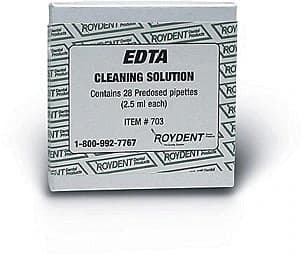 Endo-Cleanse EDTA Solution 17% 2.5mL Predosed Pipettes, 28/Bx, Roydent Dental Products thumbnail 5