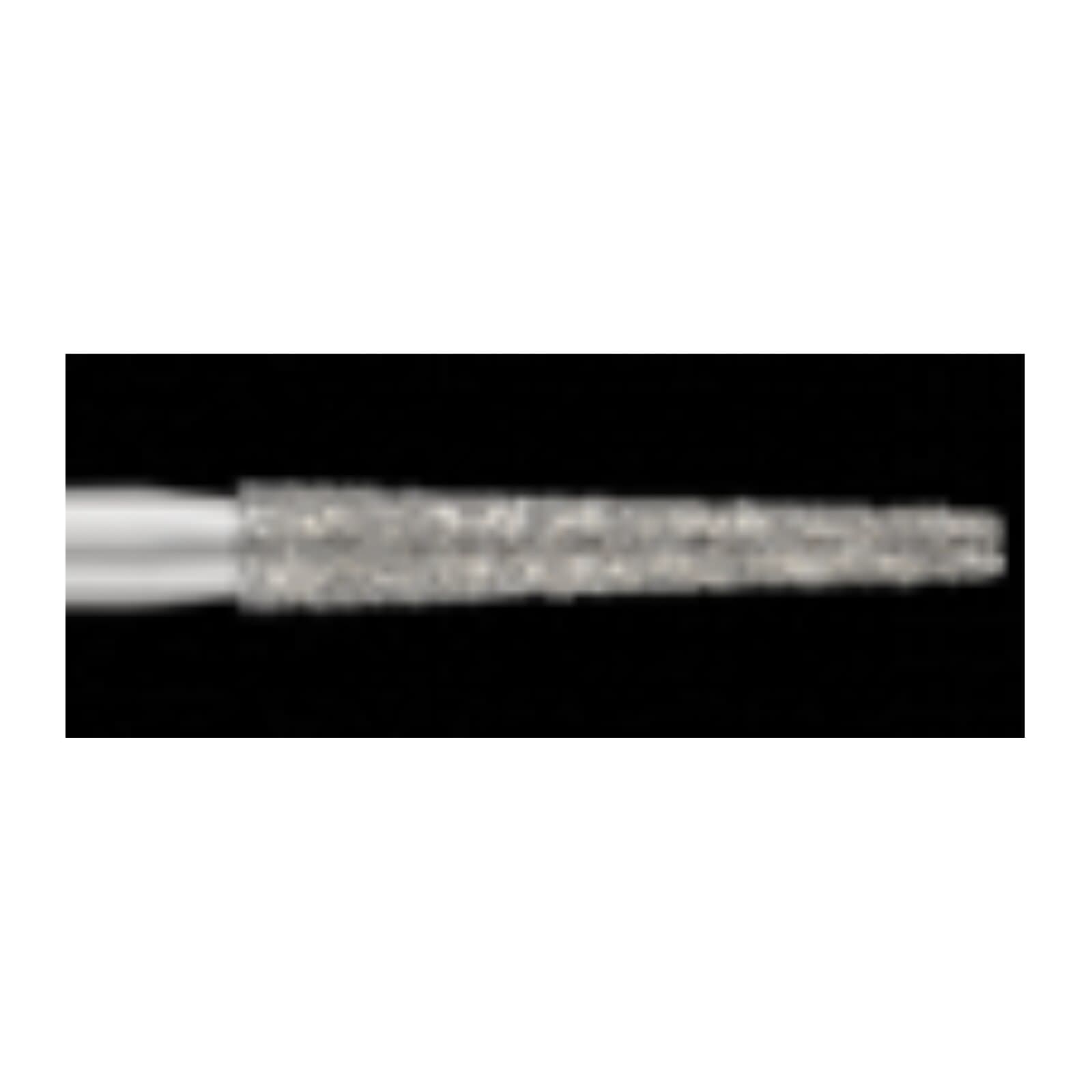 Piranha® Single Patient Use Diamond Bur, Flat End Taper FG, Medium Grit, #848-018M, 1.8 mm Diameter, 25/Pkg thumbnail 2