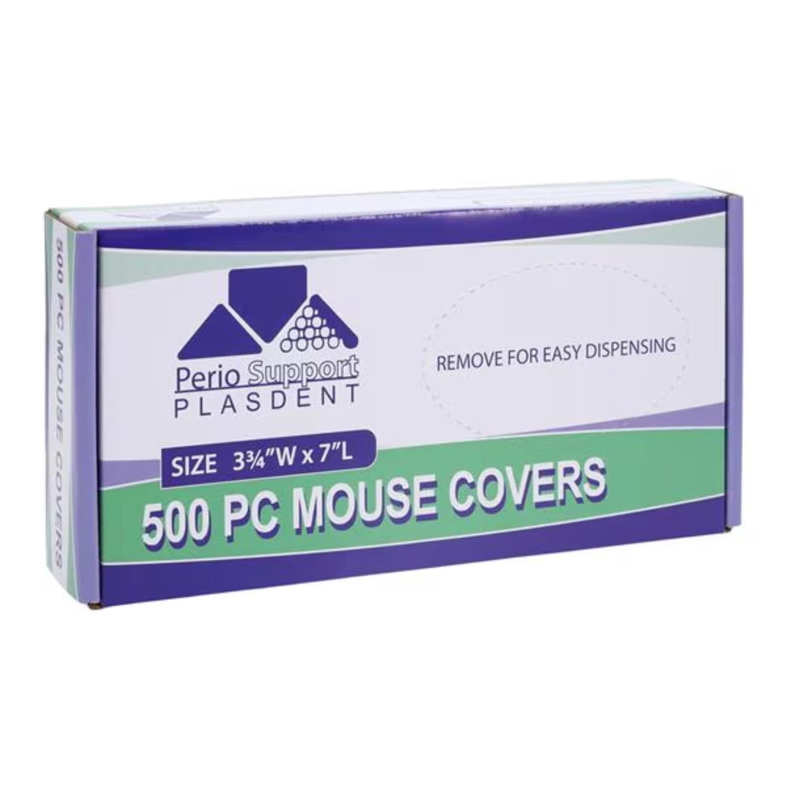 Plasdent Disposable PC Mouse Protective Covers, Clear, 3.75" x 7", 500/Box, PS405 thumbnail 8