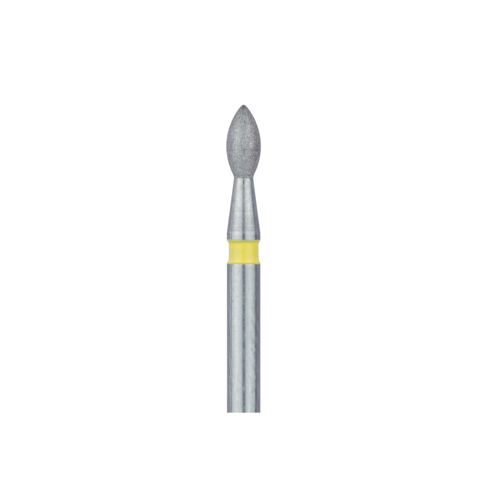 Meisinger 831C-016-FG Diamond Bur, Pointed Football, Extra Fine (X-Fine), 1.6 mm Head Diameter, 3.5 mm Working Length, Friction Grip, 5/Pack thumbnail 3