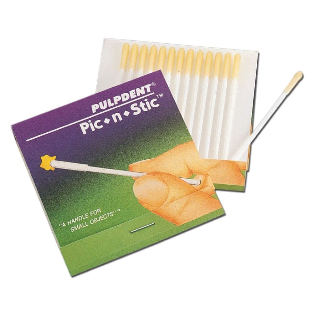 Pic-n-Stic Plastic Applicators, 2-1/2" Long, 2 mm Diameter, Adhesive Tip, White, 60/Box, PIC thumbnail 12