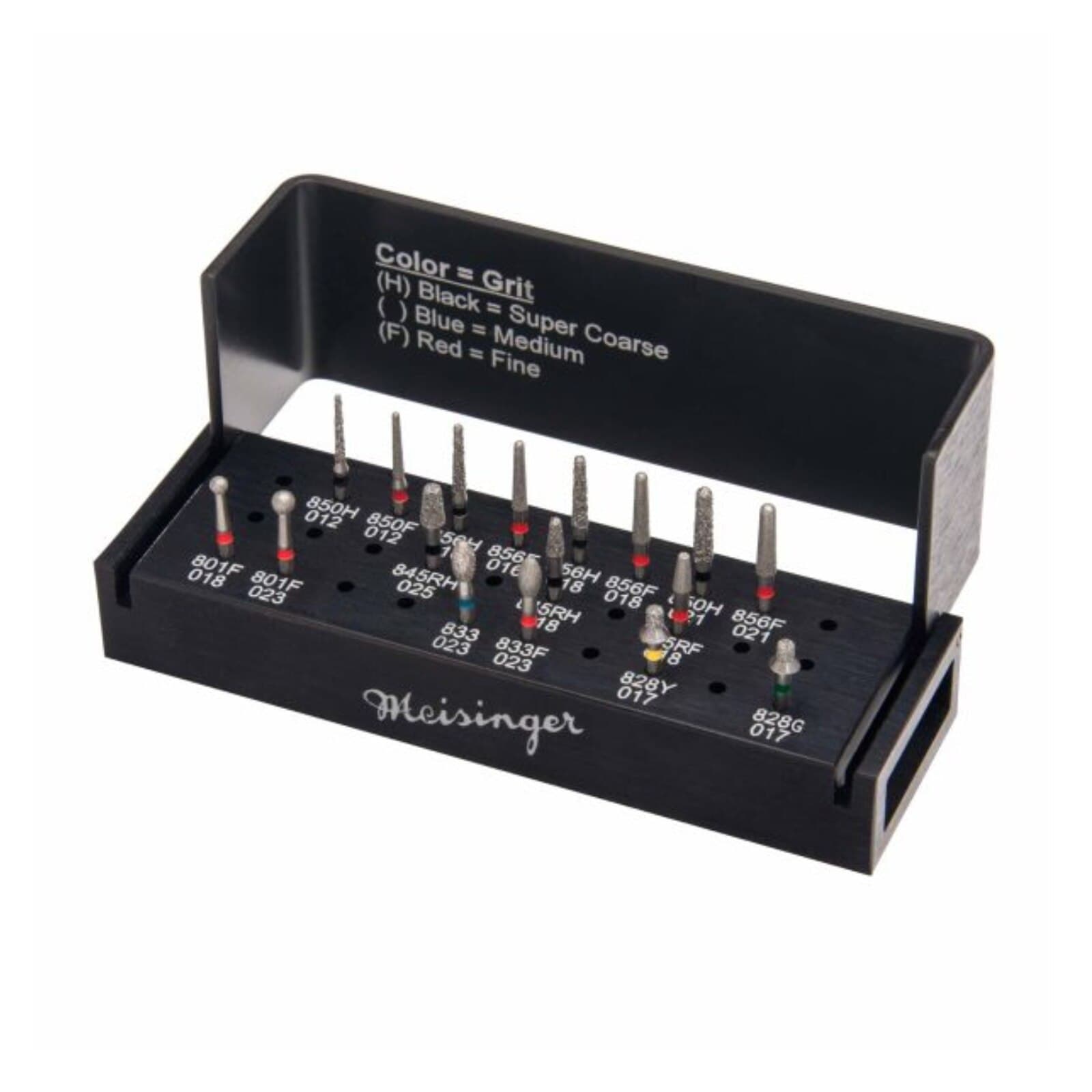 Meisinger CERECdoctors.com Crown Prep Kit SC02, 21 Diamond Burs with Anodized Bur Block thumbnail 2