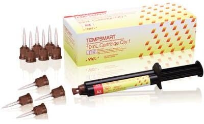 GC America TempSmart Temporary Crown & Bridge Material, Syringe, Shade A3, 10 mL, 1/Pk, 009400 thumbnail 3