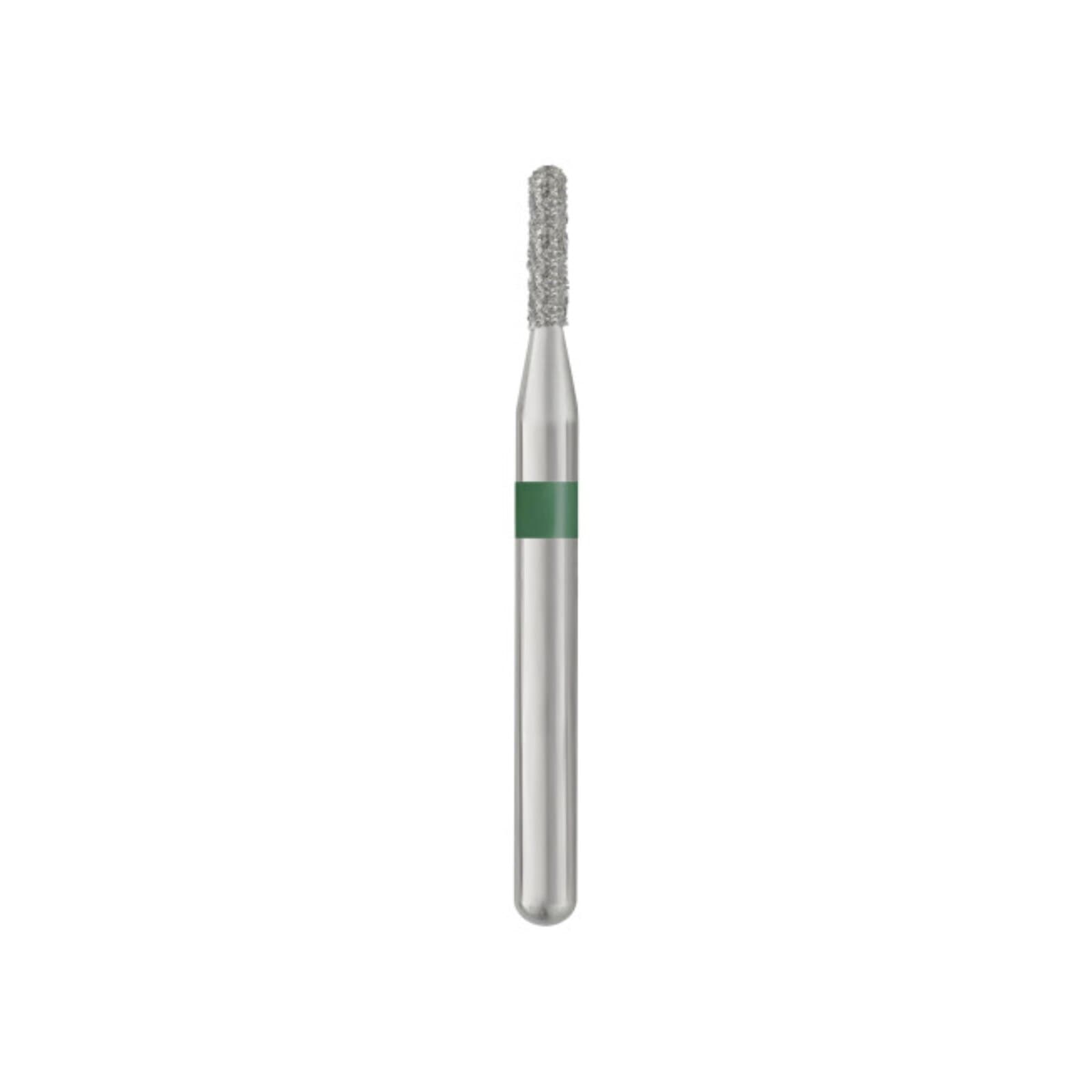 SS White Piranha Diamond Bur 838-010C, FG, Coarse, Round End Cylinder, Single-Use, 25/Pk thumbnail 2