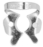 Ivory Stainless Steel Rubber Dam Clamp #10 Winged Molar, Single, 50057338 thumbnail 2