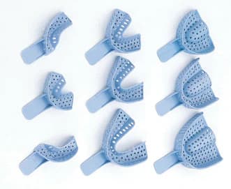 Plasdent Excellent Disposable Impression Trays, #4 Medium Lower, Perforated, Royal Blue, 12/Pk, IT-ML thumbnail 7