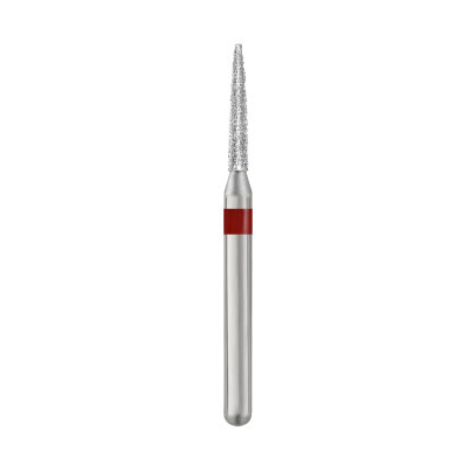 Piranha® Single Patient Use Diamond Bur, Flame Shape, Fine Grit, Friction Grip, #888-012F, 1.2 mm Diameter, 25/Pkg thumbnail 2
