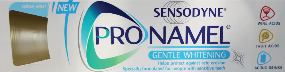 Sensodyne ProNamel Fresh Breath Toothpaste, 4 oz Tubes, 12/Case - ProNamel Fresh Breath Toothpaste, 12 - 4 oz Tubes. Protects enamel against - Image 1