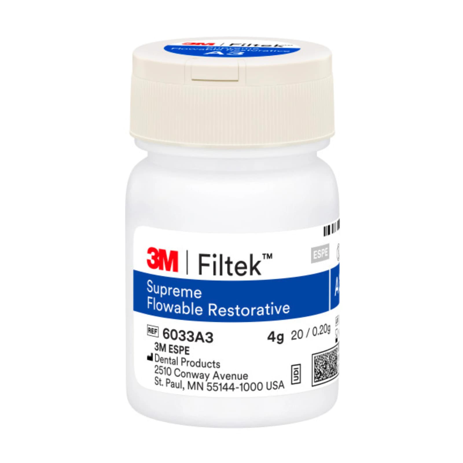 3M Filtek Supreme Ultra Flowable Restorative, Cavifil Capsule Refill, 0.2 g, Shade A3, 20/Pk, 6033A3 thumbnail 8