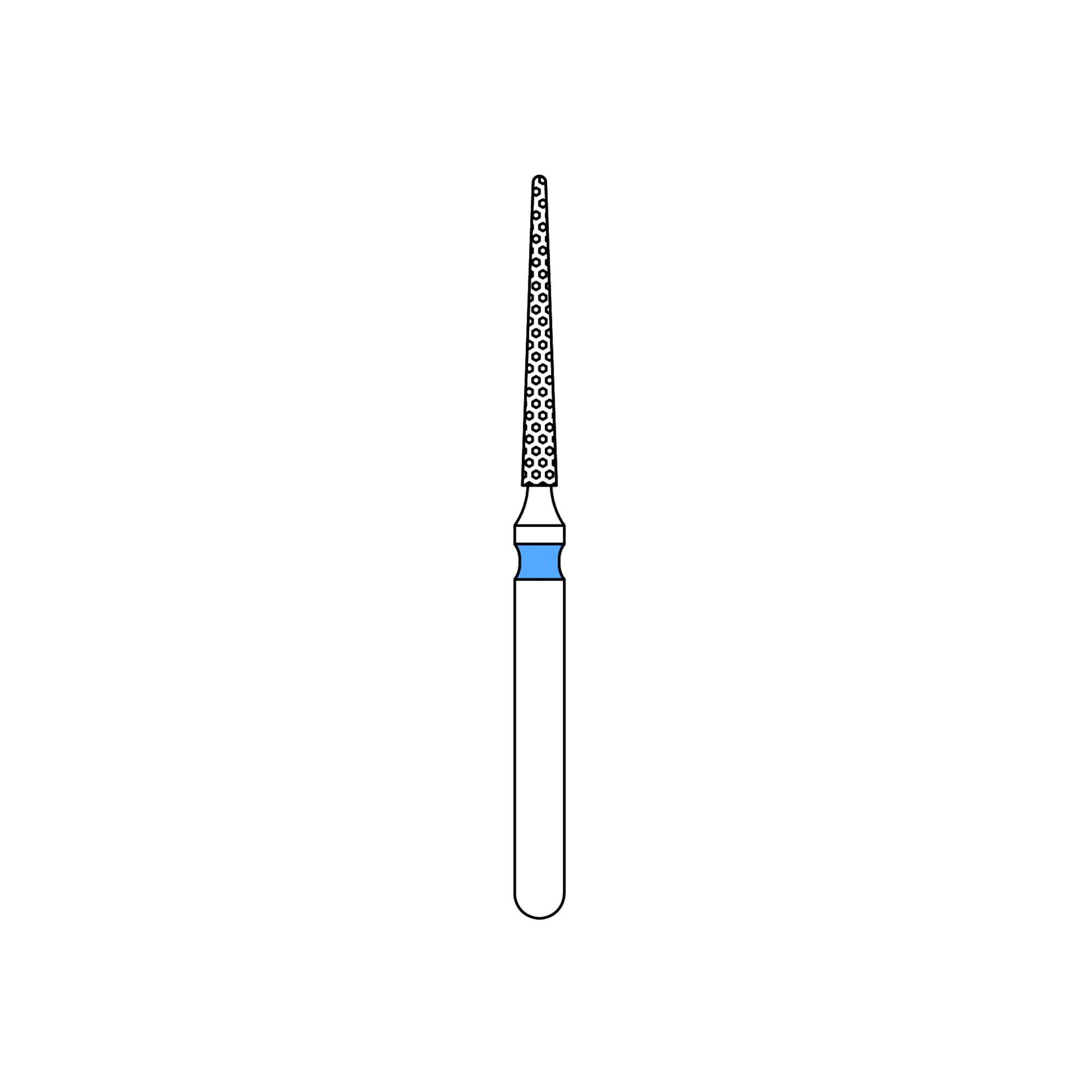 PRIVA Diamond Burs FG 859-010M, 5/Pk - PRIVA Diamond Burs FG 859-010M 5/Pk - Image 1