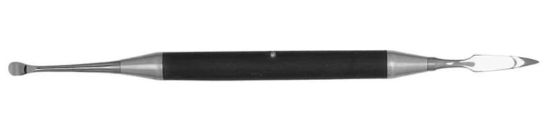 American Eagle Waxing Instrument PKT 3, P.K. Thomas, Double-Ended, 1/4" Stainless Steel Handle, AEWPKT3 - Waxing Instrument PKT 3 - Image 1