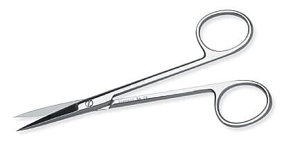 Premier Dental Products Gum 1 Straight Tissue Scissors, Stainless Steel, Smooth Blades, 6¼", 1/Pk, #9065106 thumbnail 3