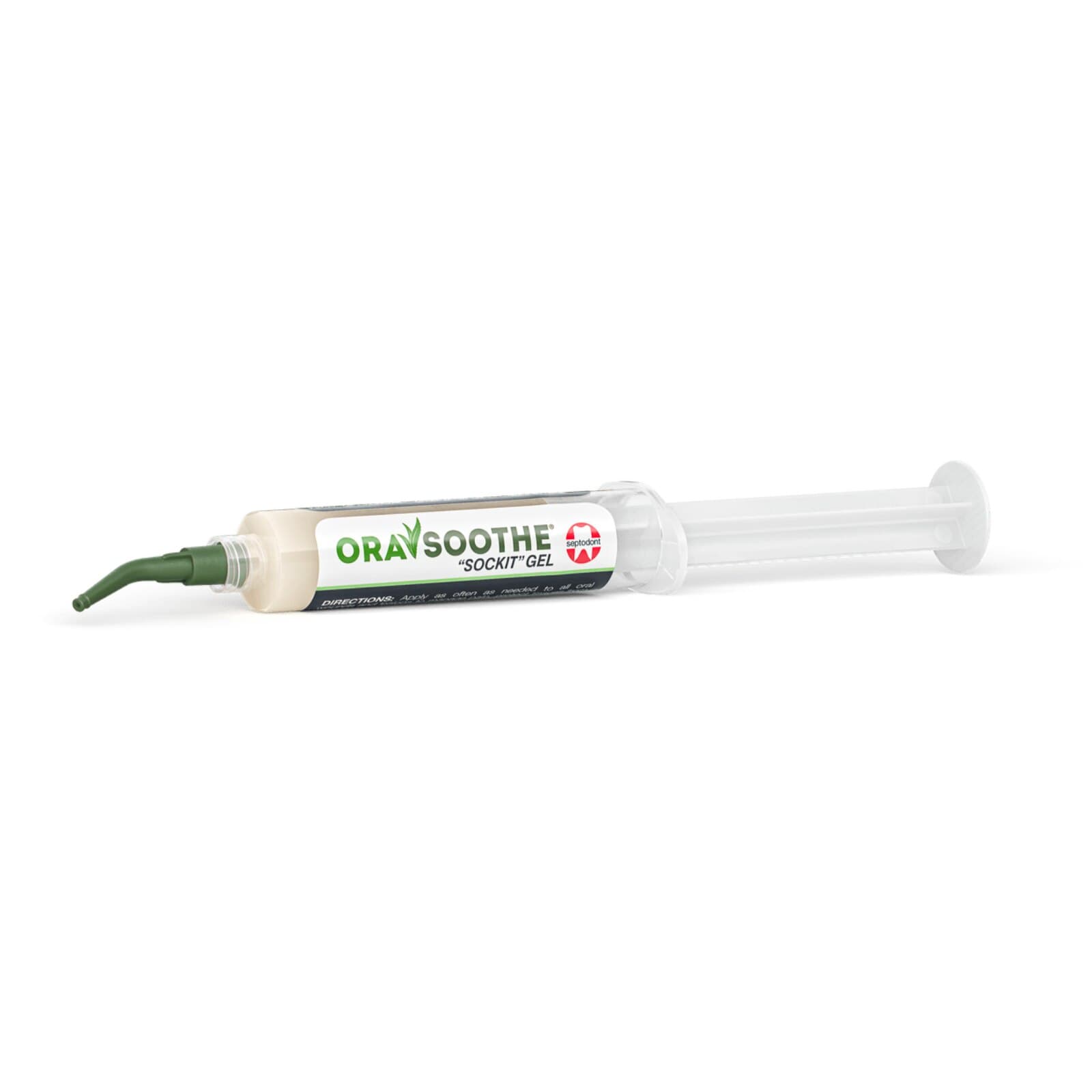 Orasoothe Sockit Oral Hydrogel Wound Dressing Syringe, 25/Pk - ORASOOTHE Sockit Gel Syringe 25/Pk - Image 1