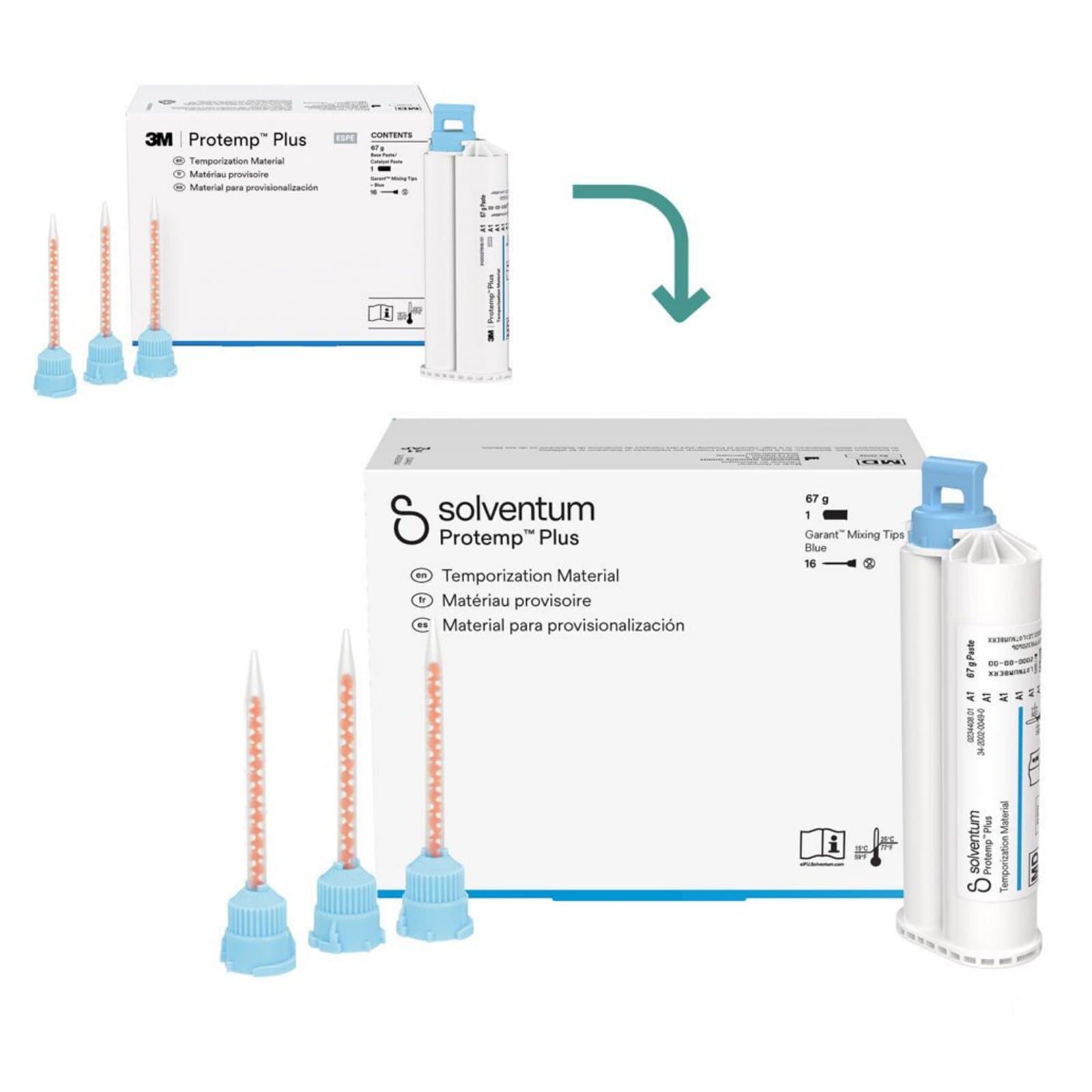 Solventum (3M) Protemp Plus Temporization Material Refill Cartridge, Shade B3, 50 ml (67 g), 1 Cartridge with 16 Blue Mixing Tips, 46961 thumbnail 9