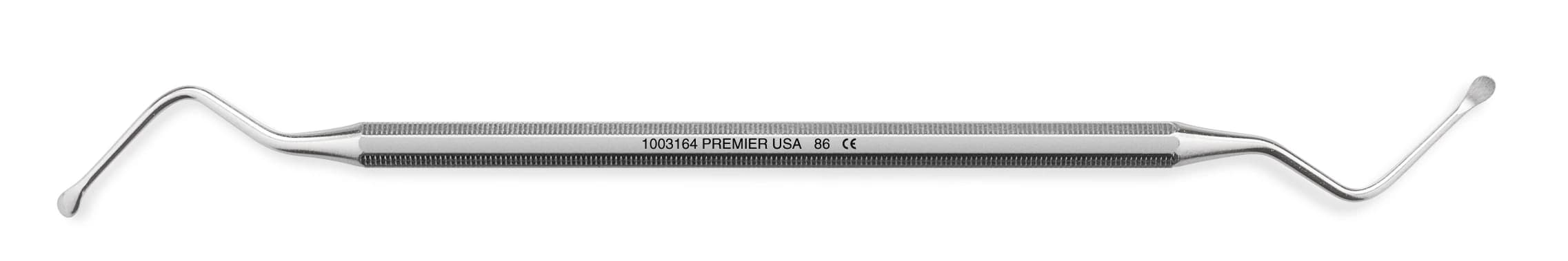 Premier Lucas Alveolar #86 Double-End Surgical Curette, Stainless Steel, Octagonal Handle, 1/Pk, 1003164 thumbnail 3