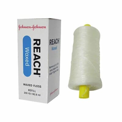 REACH® Waxed Dental Floss Refill, Unflavored, 200 yd, 1/Pkg, 211896500 thumbnail 9