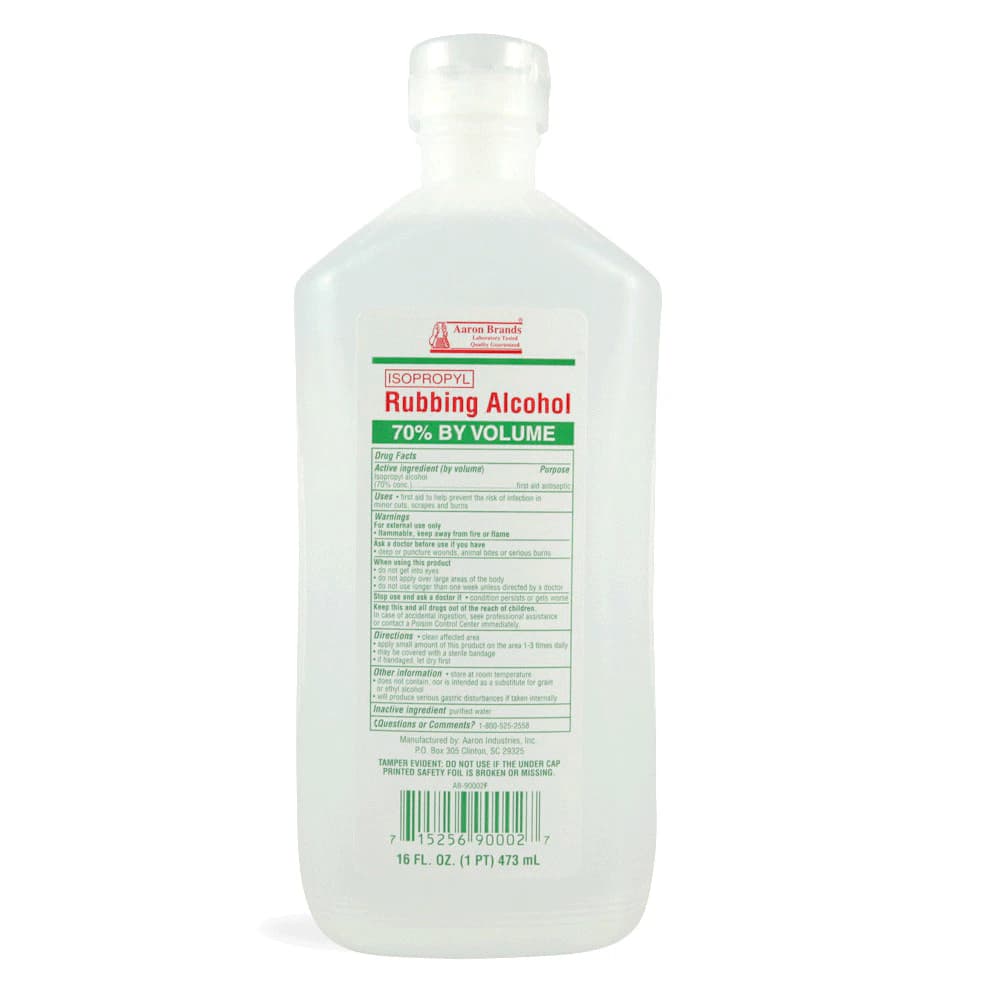 Isopropyl Alcohol 70% Solution, 16 oz Bottle, 1/Pk, MI324 thumbnail 6