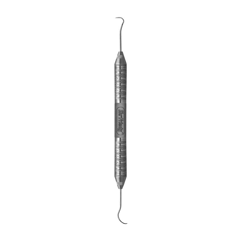 Hu-Friedy #3CH Cowhorn Double-Ended Explorer with #6 Satin Steel Handle, EXD3CH6 thumbnail 3