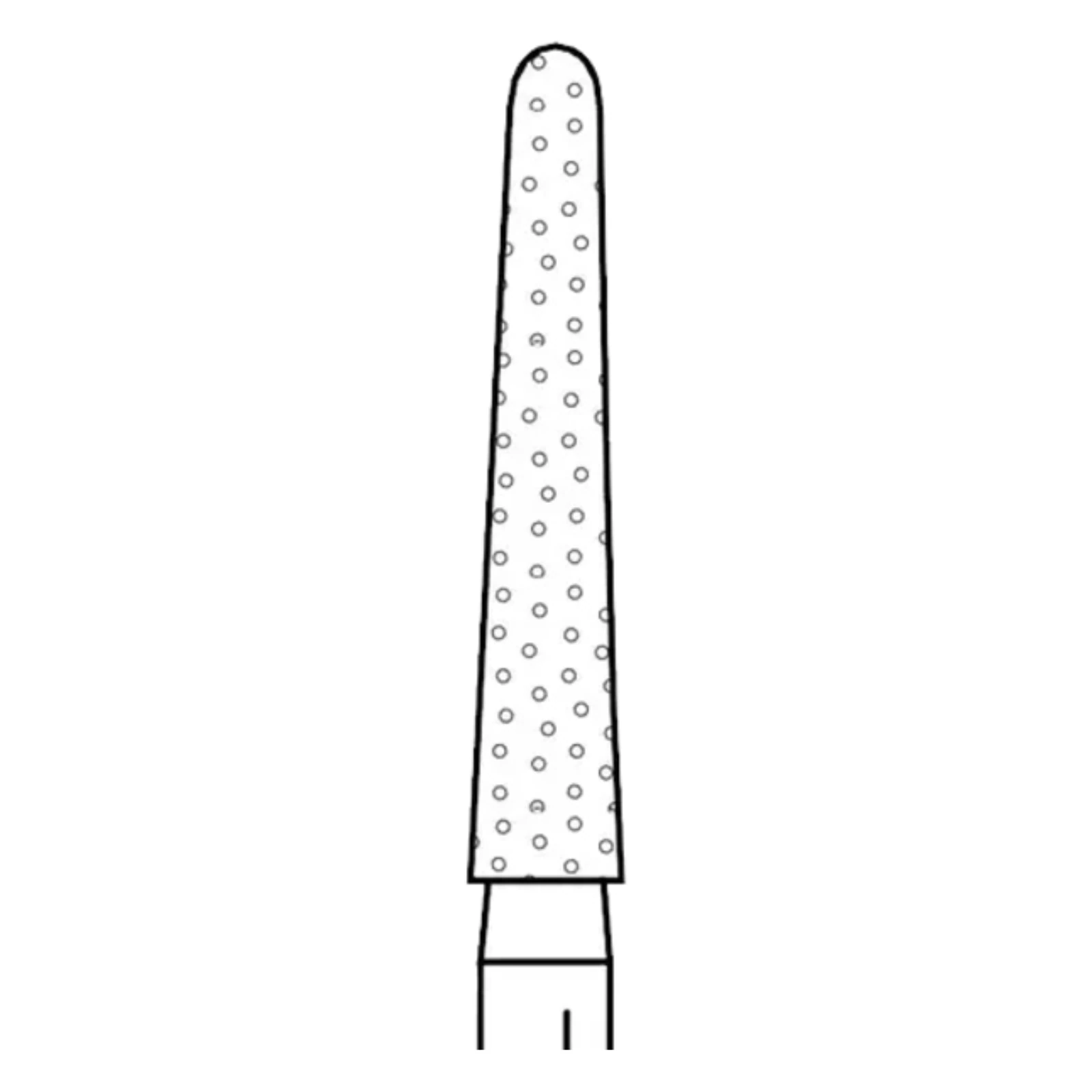 Two Striper Diamond Bur FG, Round-End Taper, 770.10C, Coarse, Green Ring, 5/Pk, 2015459 thumbnail 7