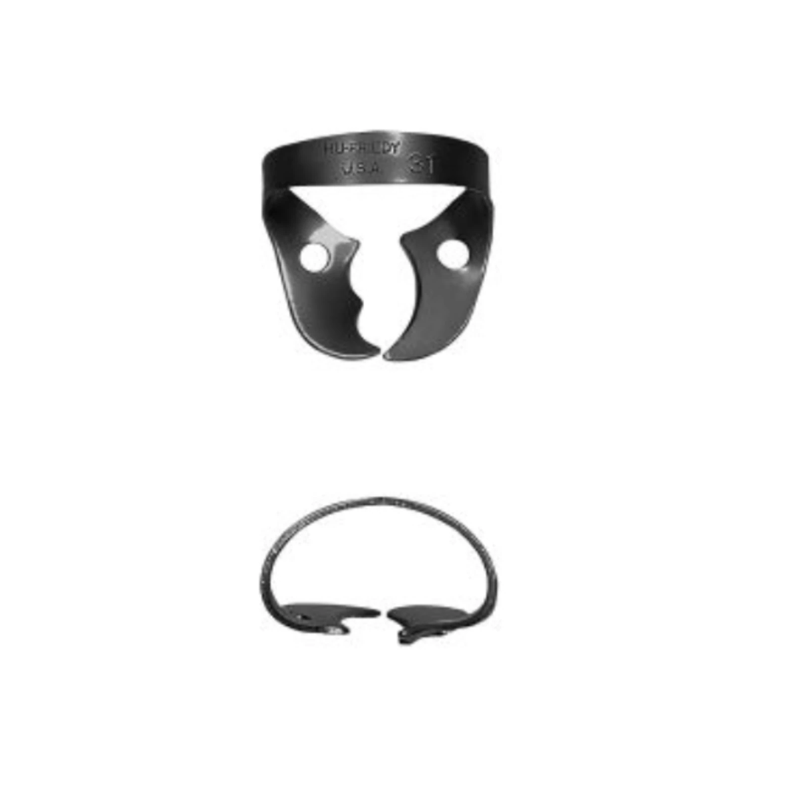 Hu-Friedy Black Line Rubber Dam Clamp #31, Wingless, Upper Left Molar, 1/Each, RDCM31X thumbnail 2
