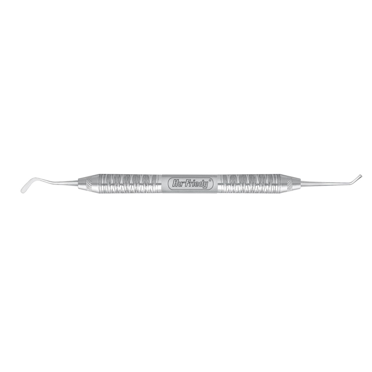 Hu-Friedy Goldstein Flexi-Thin Composite Instrument #2, Double End, #6 Satin Steel Handle, CIGFT26 thumbnail 2