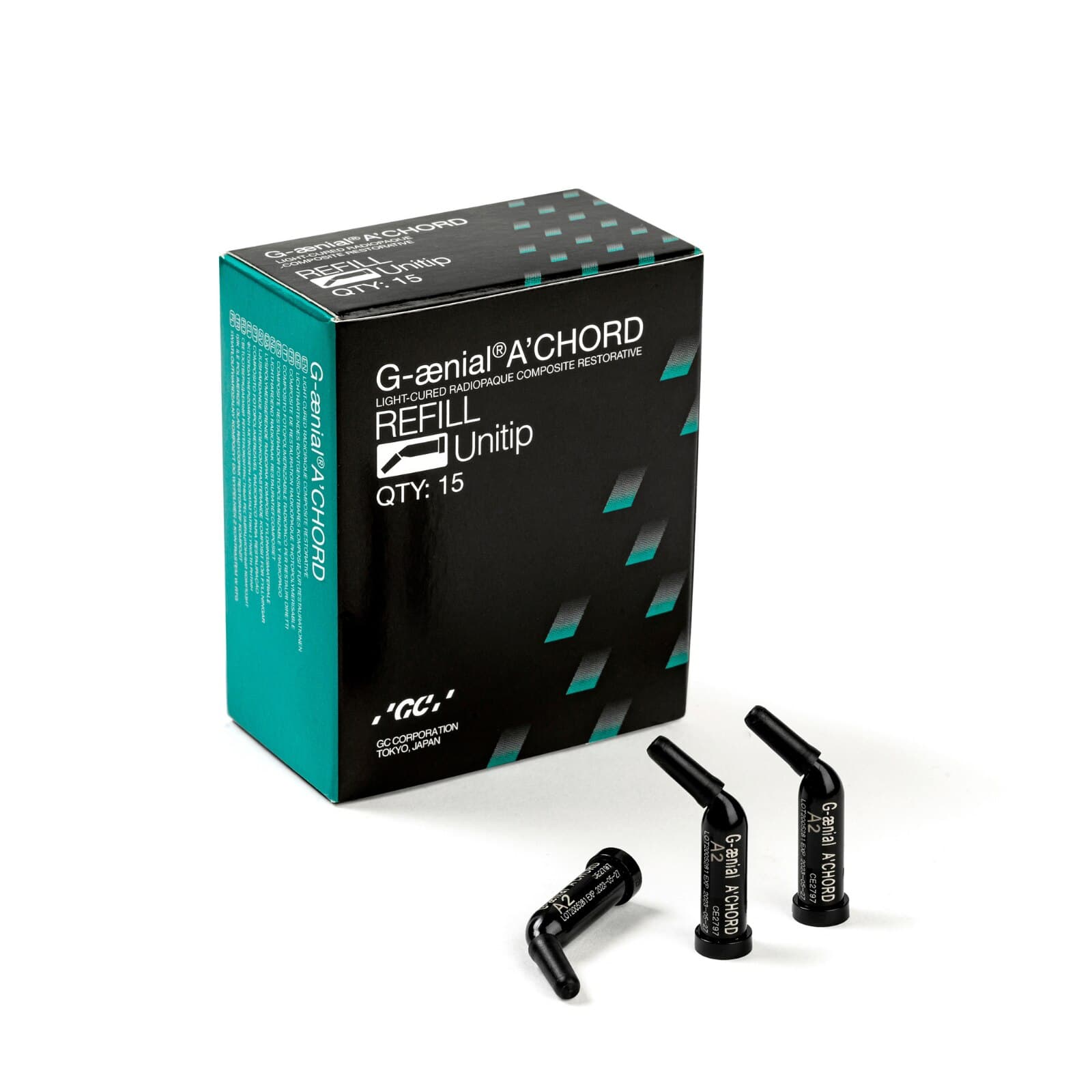 G-aenial A'CHORD Universal Composite Unitip Refill, Shade A5, 0.16 mL (0.3 g), 15/Pkg, 952249 thumbnail 2