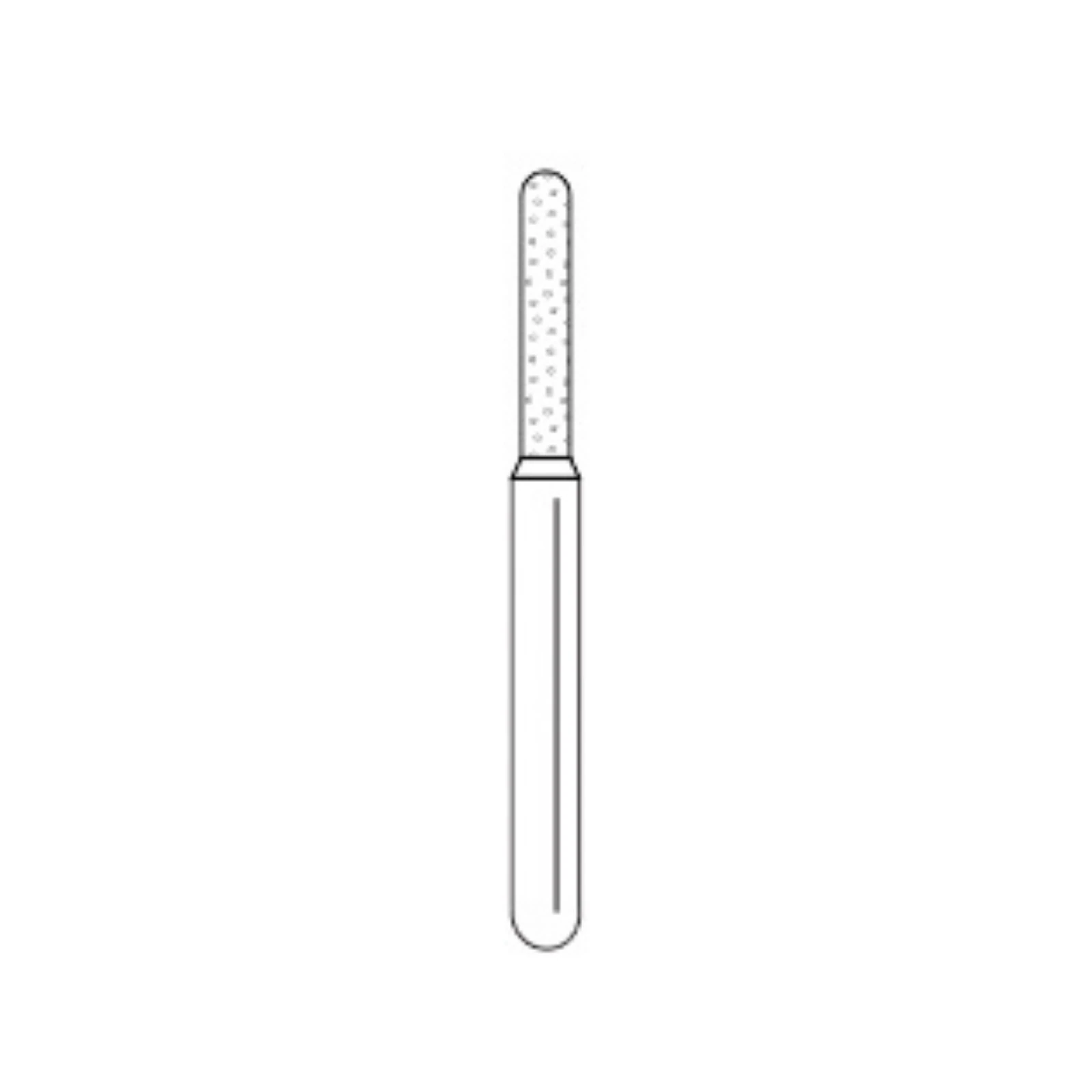 Solo Diamond® Single-Use Diamond Burs FG, KS Cylinder, #1212.7, 1.2mm, Fine, Red, 25/Bx, KS1012F thumbnail 3