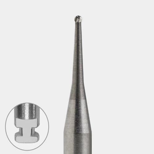 NeoBurr Operative Carbide Burs, RA, Round, # 1/2, 0.6 mm, 50/Pk, RA1/2 thumbnail 6