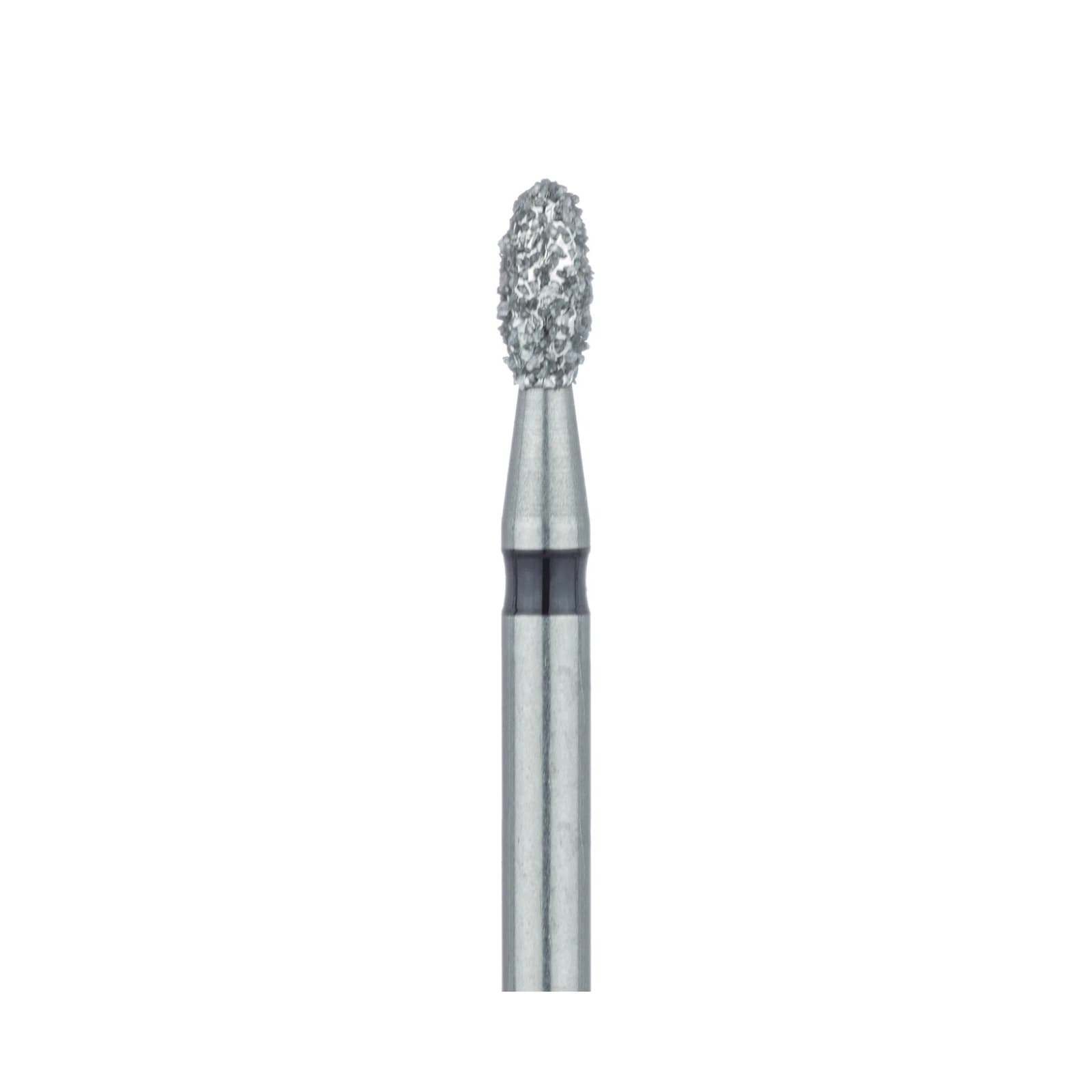 Meisinger Multi-Use Diamond Bur, Friction Grip, Football, 833H, 1.8 mm, Super Coarse, Black, 5/Pk, 833H-018-FG thumbnail 4
