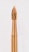 NeoBurr 12-Blade Trimming & Finishing Carbide Single-Use Burs, FG, Flame, 7104, 1.4 mm, 25/Pk thumbnail 2