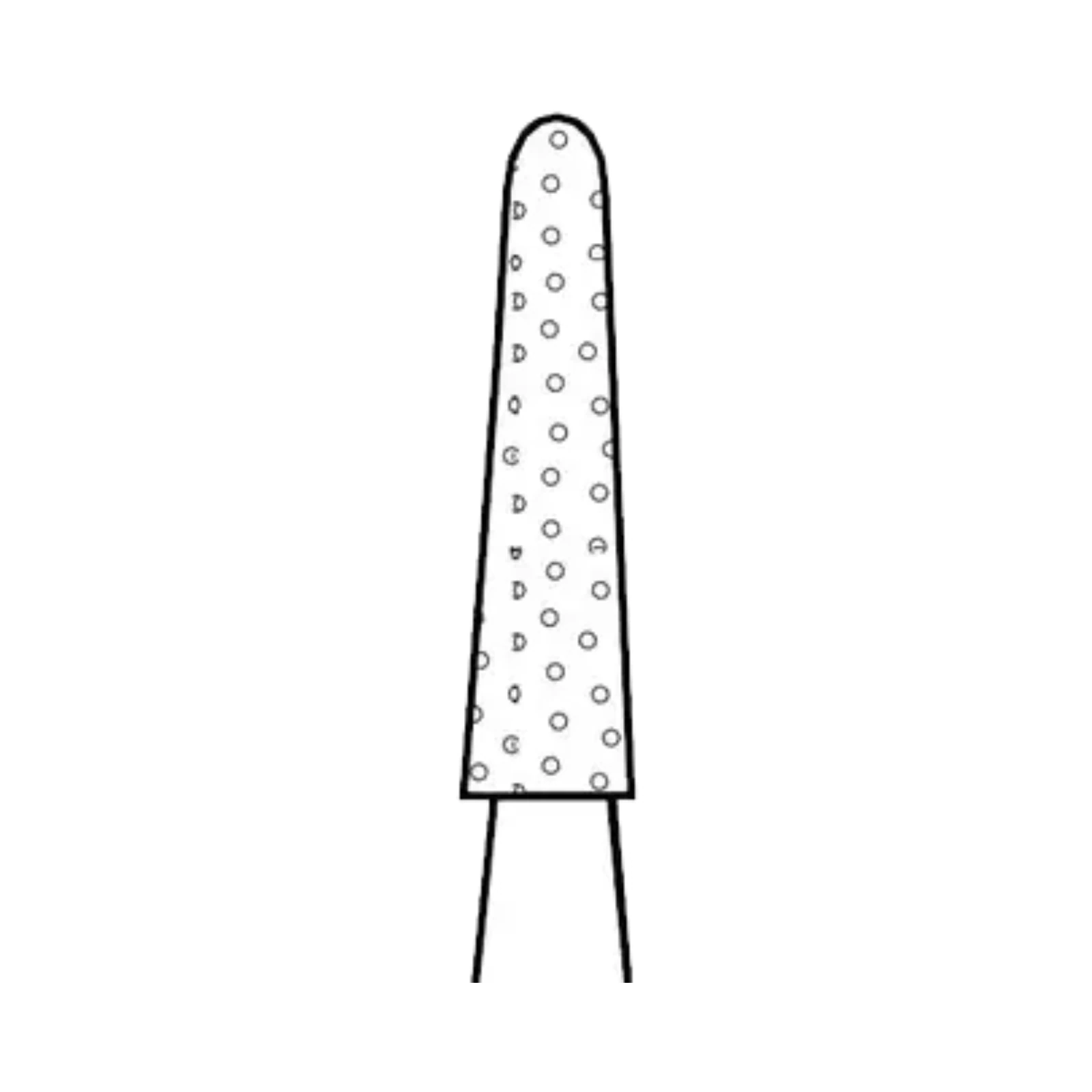 Two Striper Diamond Bur FG, Round-End Taper, #799.6.5, Coarse, Green Ring, 5/Pk, 2015473 thumbnail 3