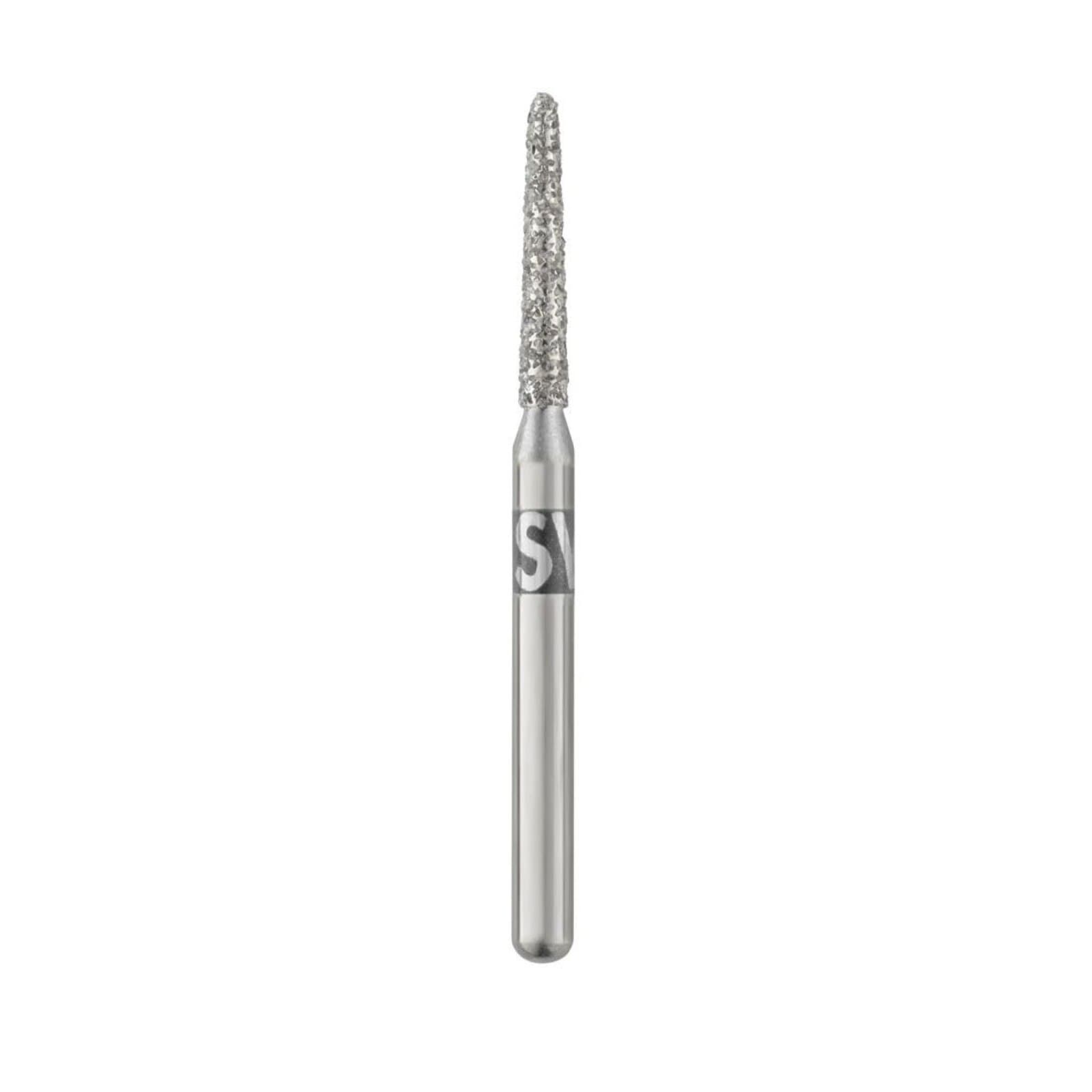 SS White Revelation Diamond Bur 878K-014SC, Super Coarse, Friction Grip, Curettage Modified Chamfer, 5/Pk, 91363-5 thumbnail 2