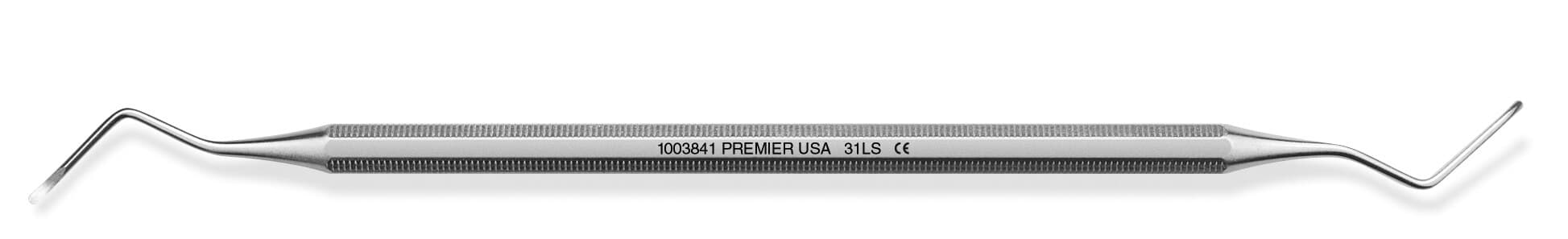 Premier Excavator DE RC #31LS, Spoon Type, Double End, Octagonal Handle, 1.25 mm Tip, #1003841 thumbnail 2