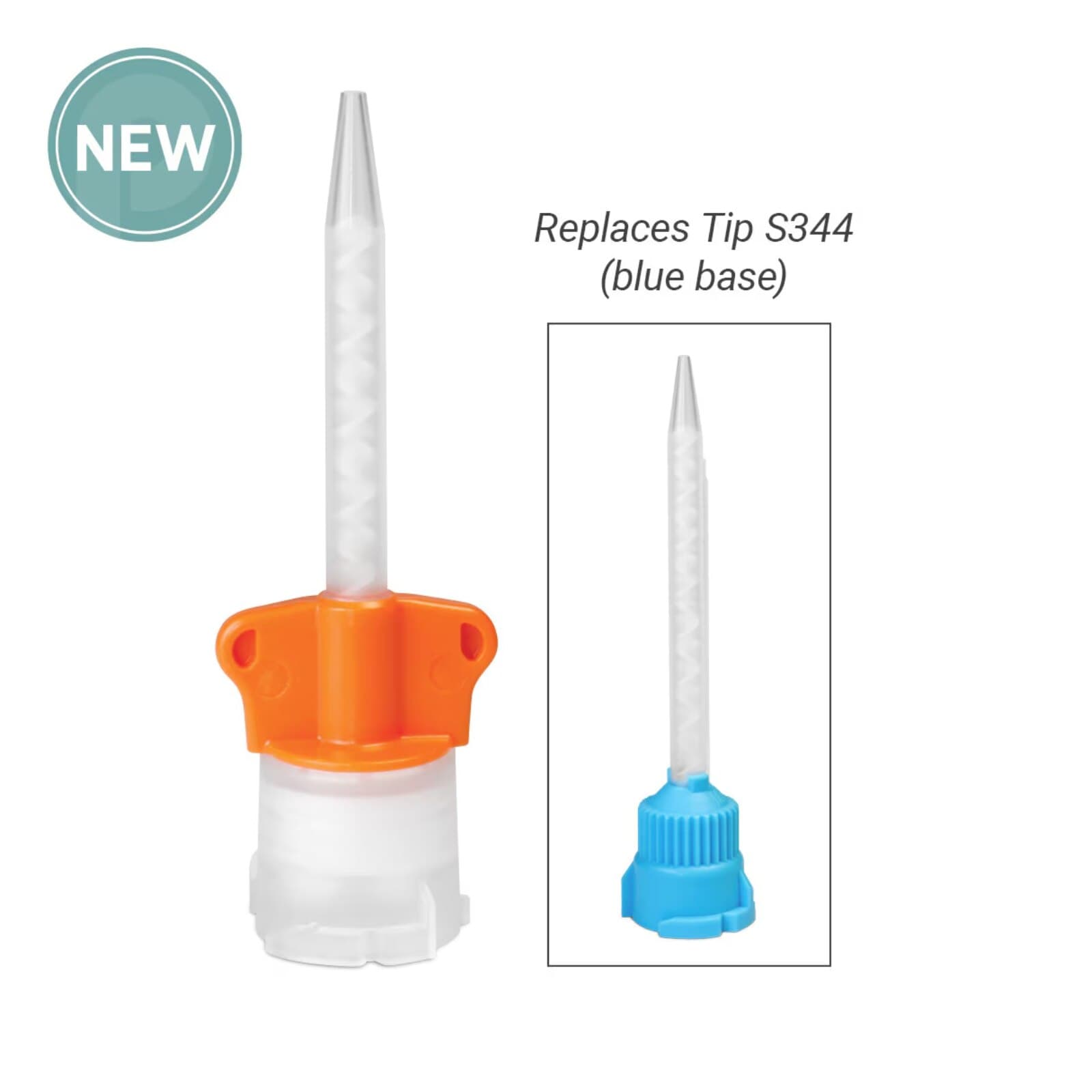 SmarTemp Blue Base Mixing Tips for 50 mL Cartridges, 30/Pkg, S344 thumbnail 7