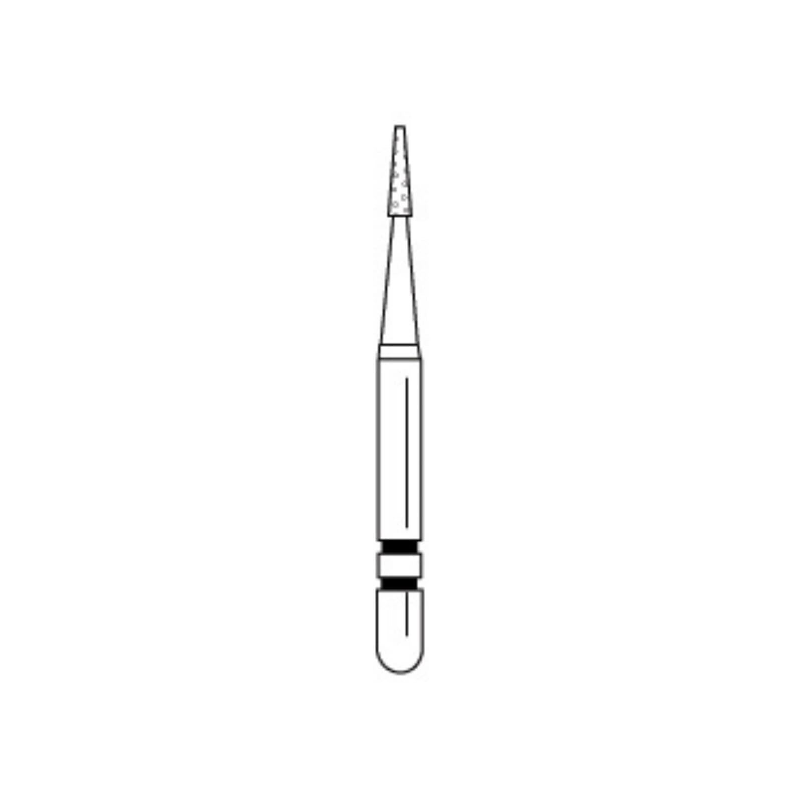 Premier Two Striper Interproximal Trimmer Diamond Bur, FG, Very Fine, #200.3VF, 5/Pkg, 2015052 thumbnail 2