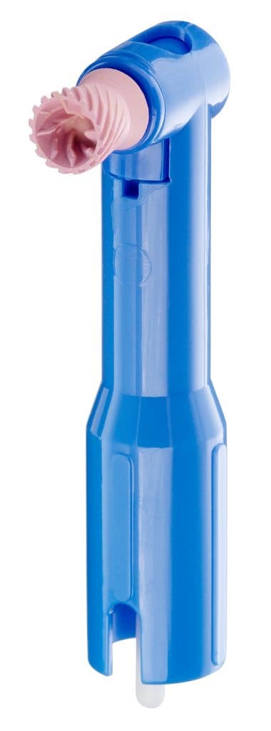 Young Dental Classic Elite Flex Disposable Prophy Angle, Latex-Free, Soft Pink Cup with Spiral Ridges, 90° Angle, 1200/Pk, 138912 thumbnail 3