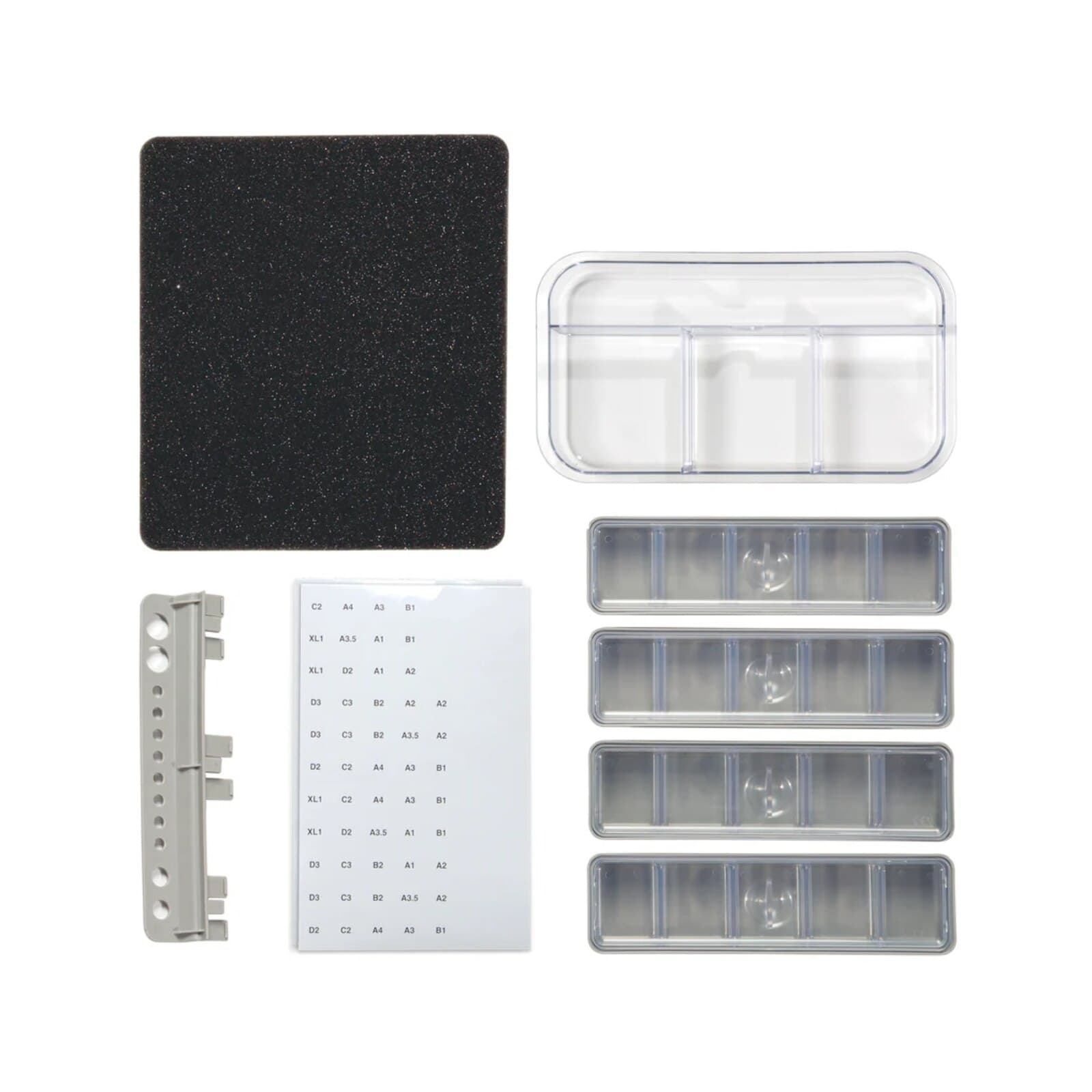 Zirc Capsule Composite Kit Organizer, 20 Compartments, 20Z479 thumbnail 2