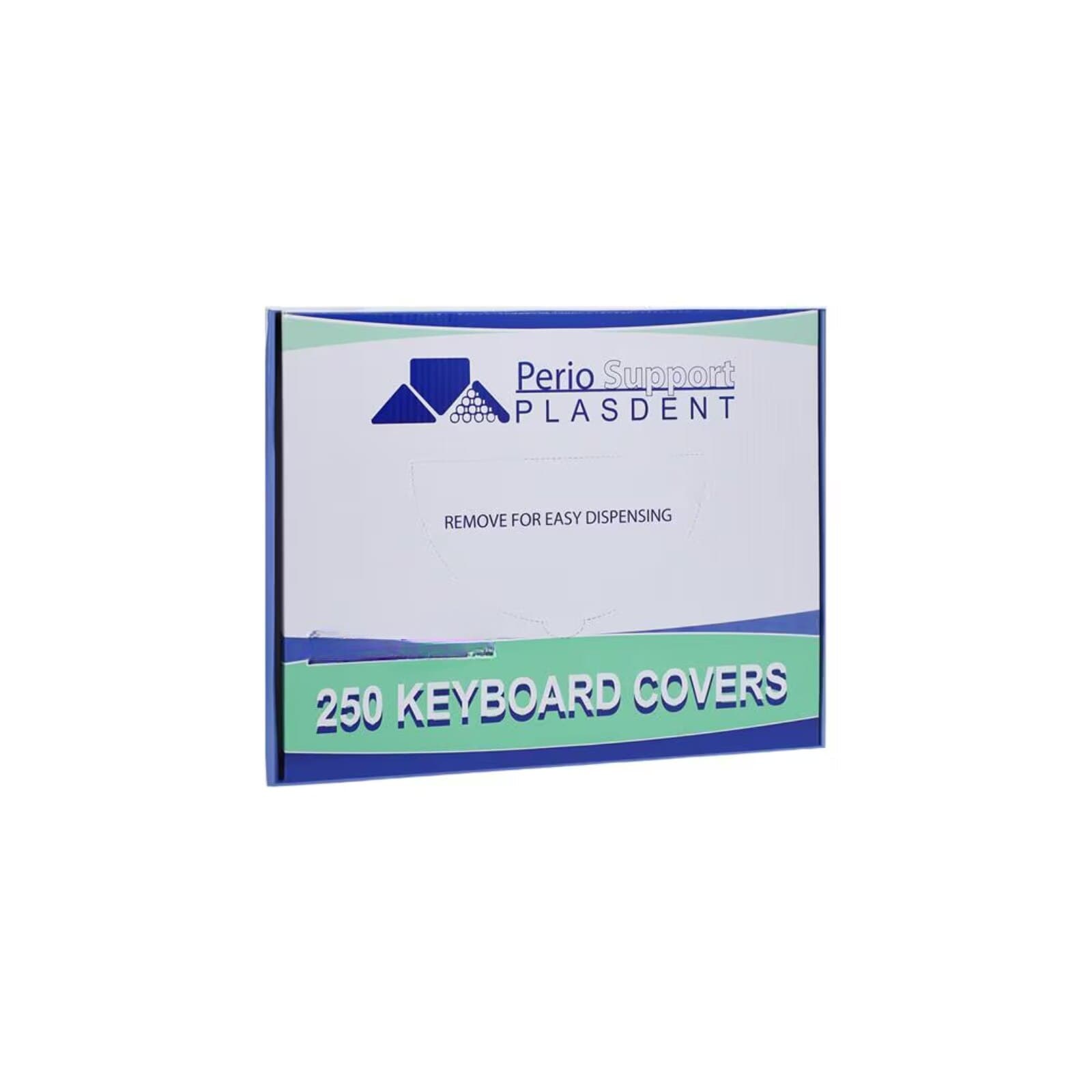 Plasdent Disposable Protective Keyboard Cover, Small, 12.5" x 8", Clear, 250/Box, PS400-S thumbnail 5