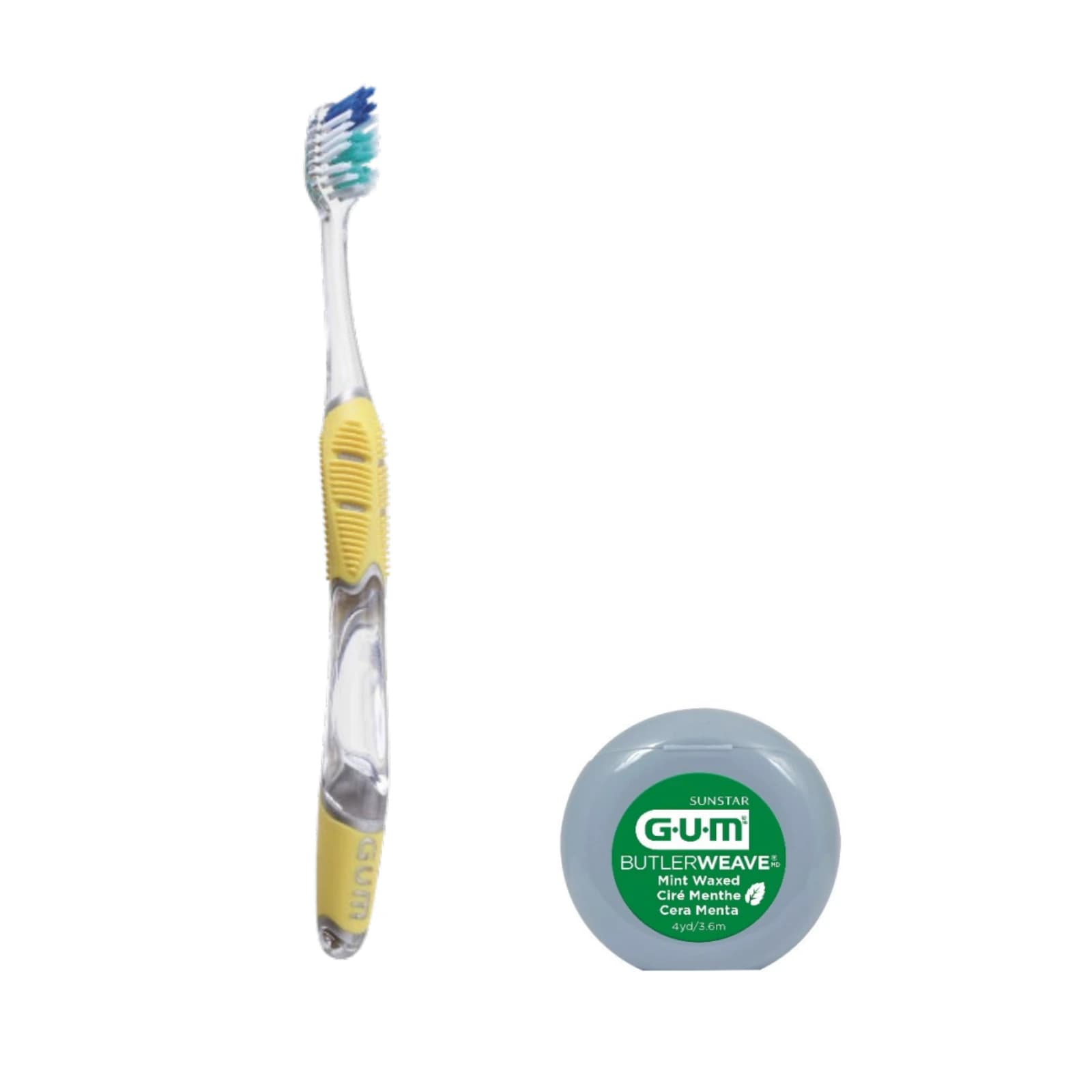 GUM® Kit Technique® Complete Care Toothbrush Bundle Box, Adult Patient Pack, 144 Kits (Toothbrush, Floss, Patient Bag), KIT591P thumbnail 2