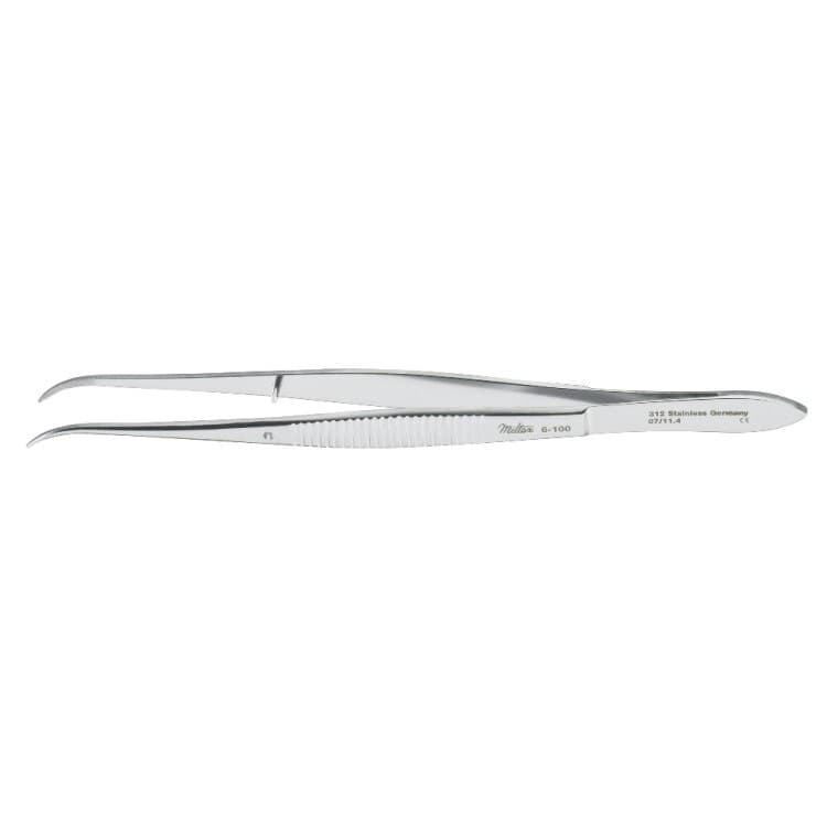 Miltex Dressing Forceps, Curved Narrow - Dressing Forceps Curved Narrow - Image 1