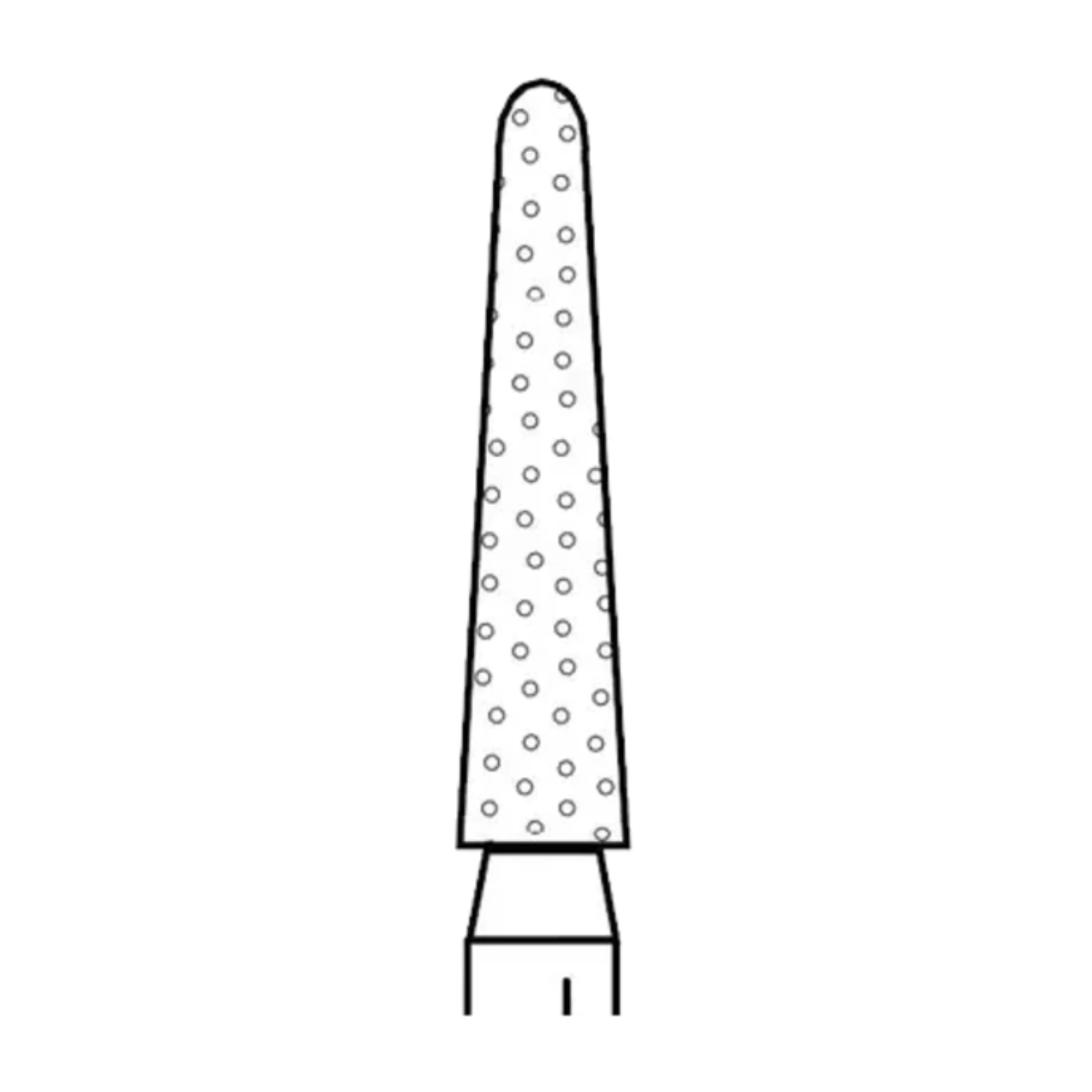 Two Striper Diamond Bur FG, Round-End Taper, 767.8, Coarse, Green, 5/Pk, 2015454 thumbnail 7